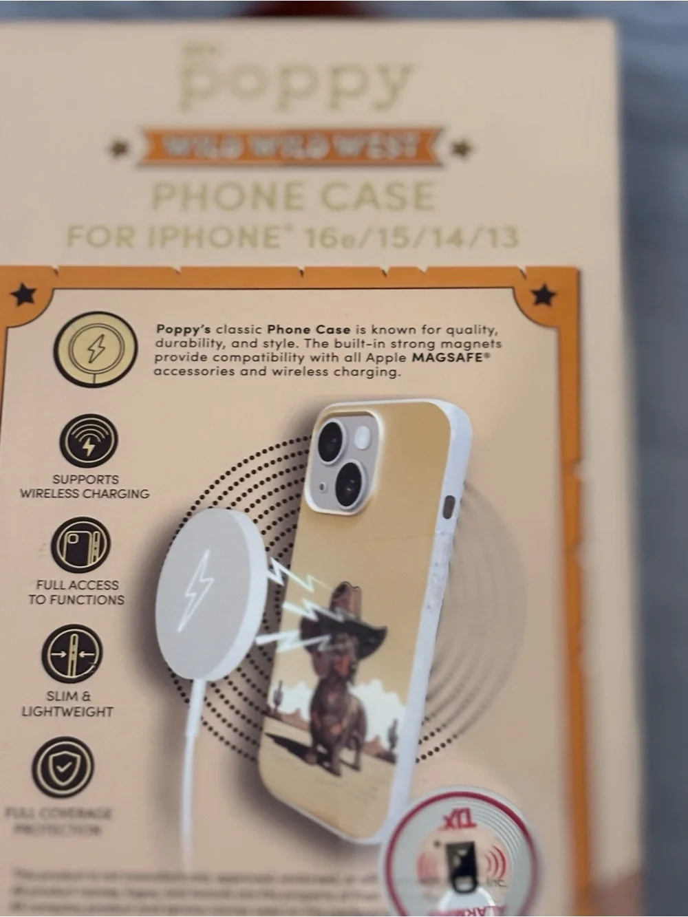 Wild Wild West Dachshund Phone Case for iPhone (Beige)